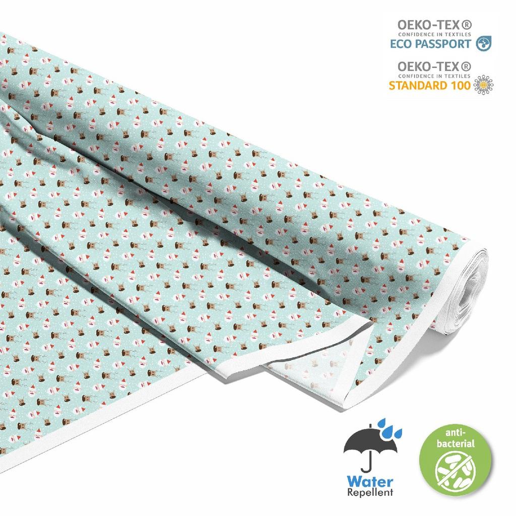 Outdoor Dekostoffe Oxford - Motiv Weihnachtsferien | Dx1861