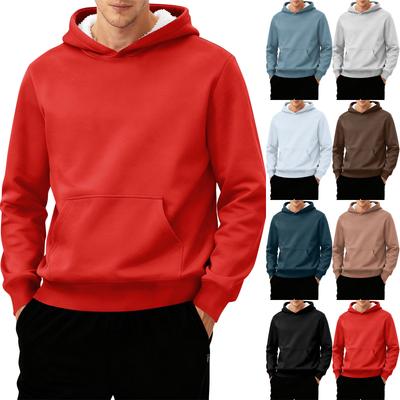 Men's Hooded Fleece-Lined Thick Warm Sweatshirt