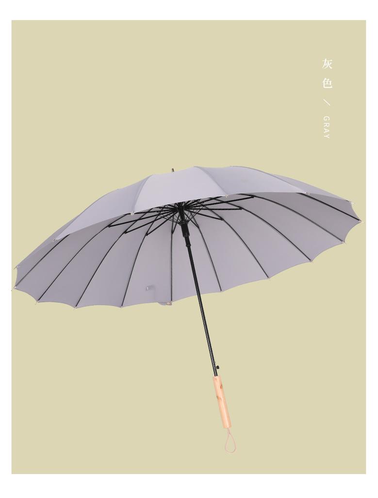 Japanese Simple, Small, Fresh and Creative Straight-shank Umbrella Automatic Umbrella Mori Series Sunny Umbrella Wholesale Can Print Logo
