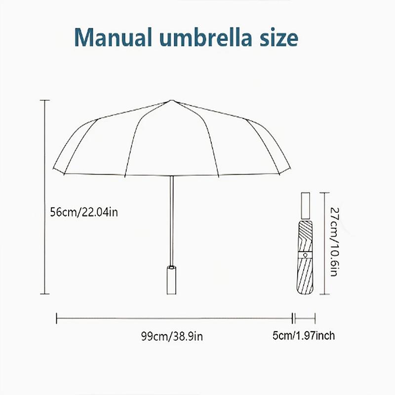 Dog with the Moon  pattern, automatic folding umbrella, portable and foldable design, 8 ribs, a Christmas or birthday gift.