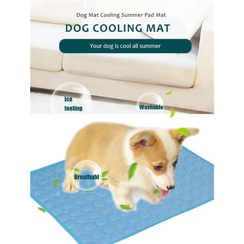 Dog CAT Cooling Mat Summer Pet Cold Bed Extra Large For Small Big Dogs Pet Accessories Cat Durable Blanket Sofa Cat Ice Pad Blanket