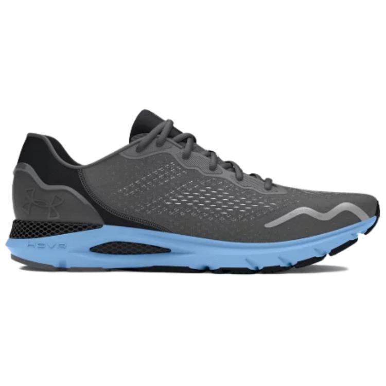 Under Armour Hovr Sonic 6 Comfortable And Lightweight Abrasion Resistant Low top Running Shoes Men's Gray Blue 3026121-109