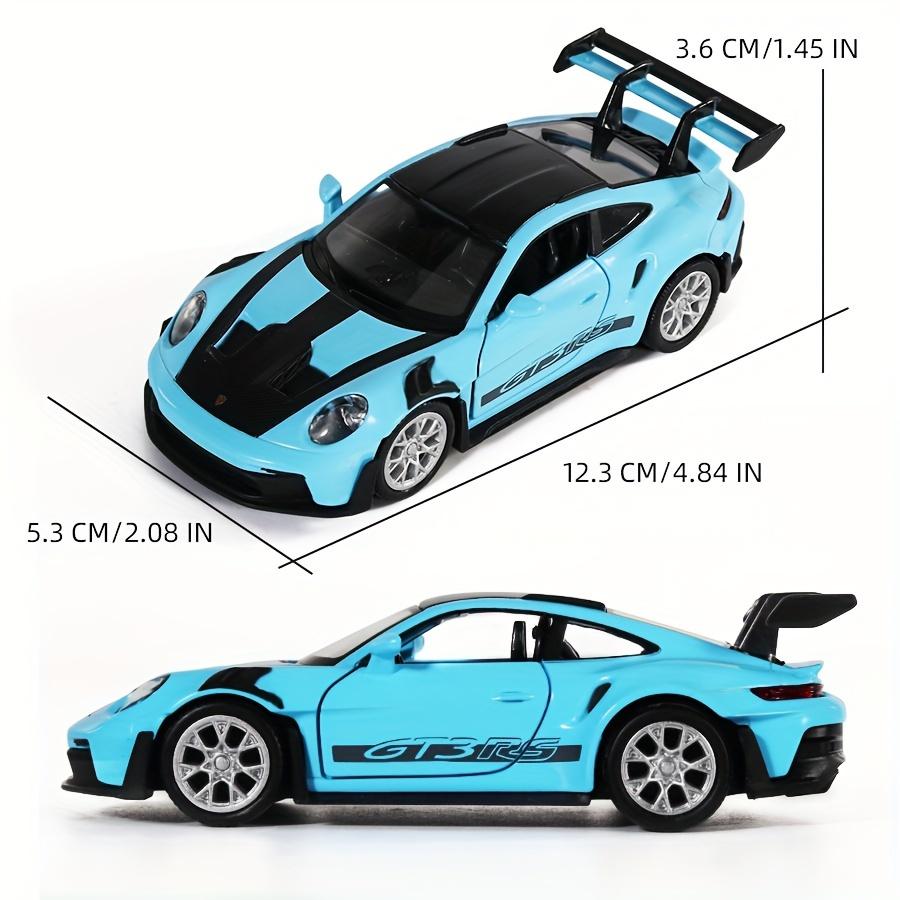 Simularea RMZ 1:36 Aliaj Porsche GT3 RS Model de mașină sport de jucărie Decorație de mașină Trage înapoi model de mașină de jucărie, ca cadou de zi de naștere, de Halloween