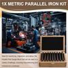 A34R 100Mm 9 Pairs 18Pcs High-Precision Manufactured Parallel Pad Gauge Block CNC Milling Pads Set Alloy Steel