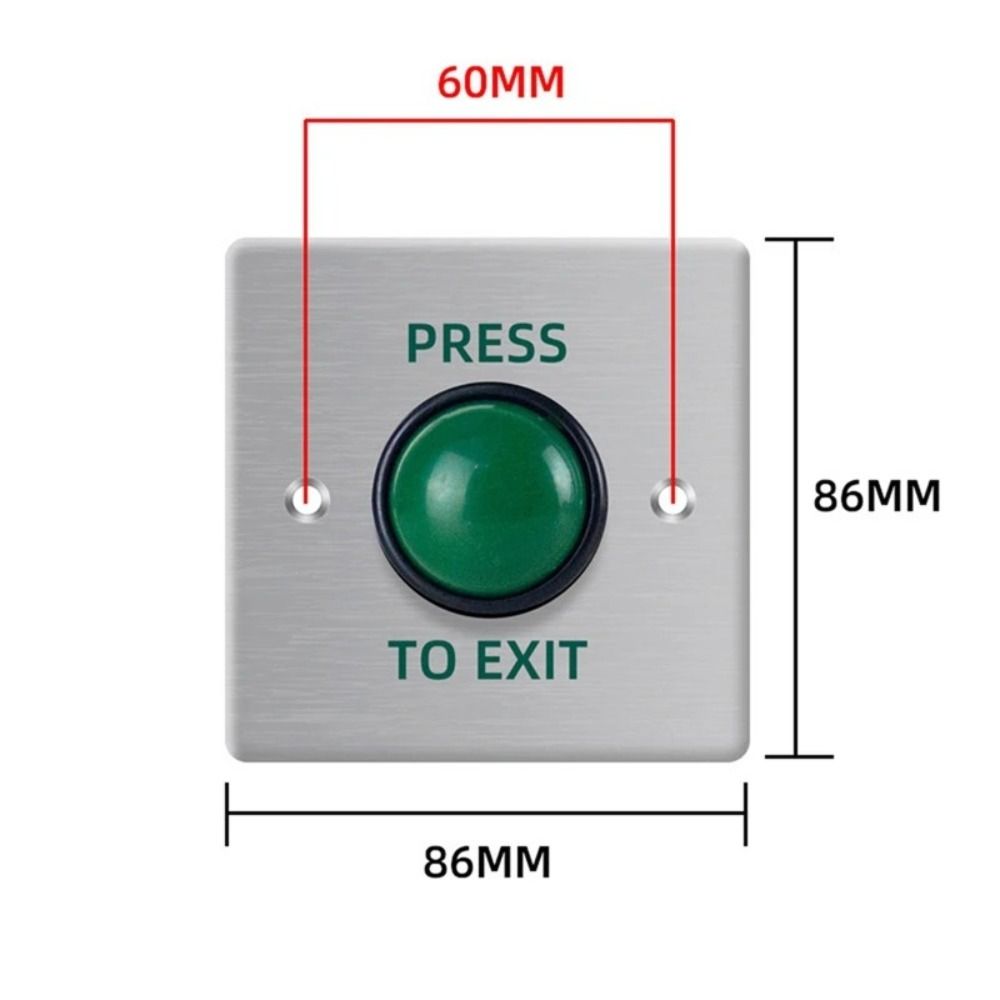 Plastic Switch Button Waterproof Door Access Control Security Release Switch Opener  Emergency Exit