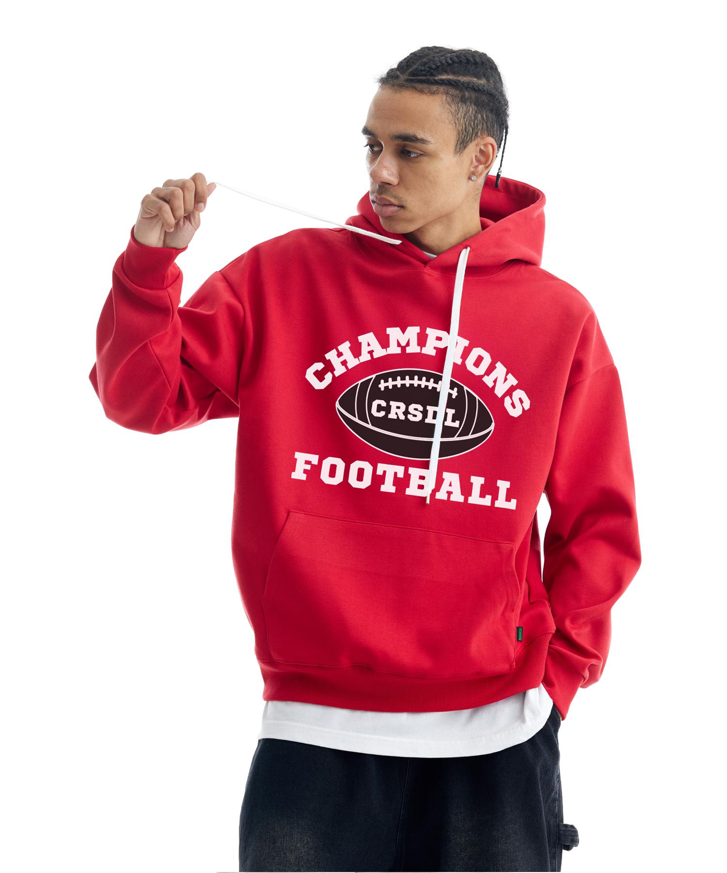 Cream Soda Lab 1984 Champion Football Hoodie Red General M(1)