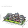 Suzhou Garden puzzle mikročástice sestavení typ stavební blok etnický styl stavebnice hračka
