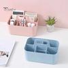 Stackable Desk Organizer Storage Box with Handle Large Capacity Multiple Compartments Pencil Holder Caddy Organizer