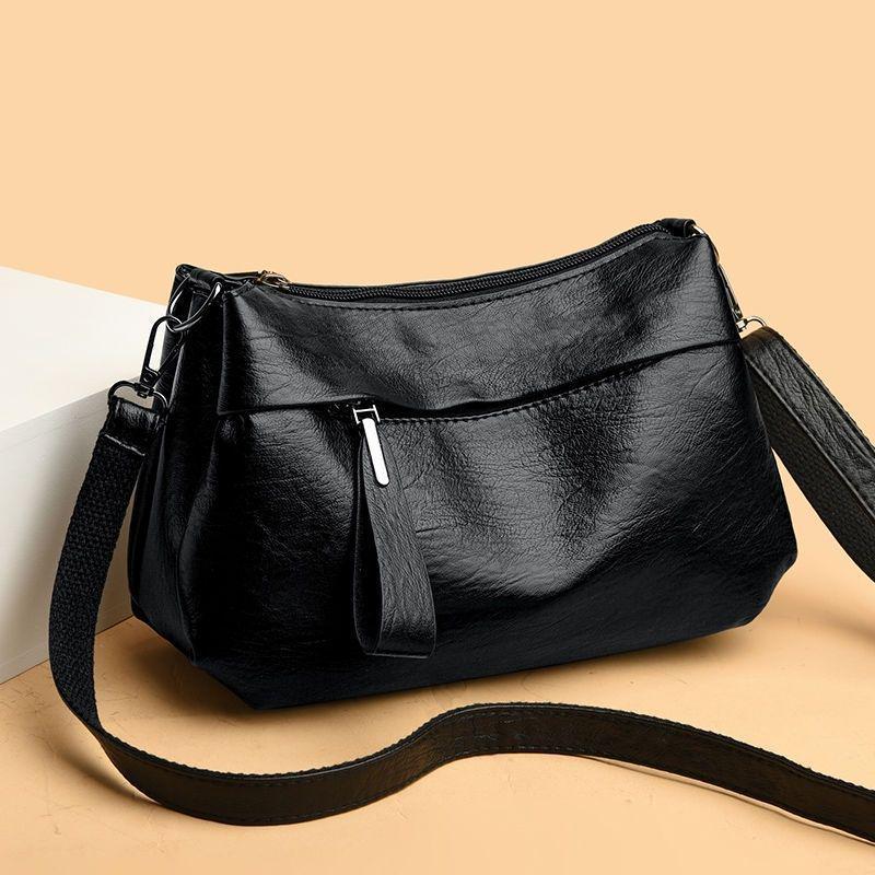 Elegancka Wszechstronna Skórzana Torba Crossbody dla Pań