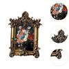 Ornate Picture Frame Tabletop Wall Hanging Ornament Antique Picture Frame for Photo Gallery Home Decor Wedding Bedroom Hallway