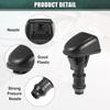 ACROPIX Windshield Wiper Washer Nozzle Spray Jet Fit for Ford Escape 2009-2012 No.8L8Z17603AA - Pack of 1 Black