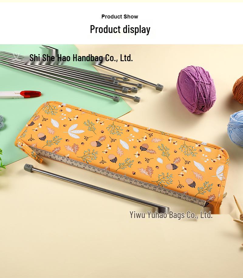 DIY Hand Knitting Tool Set: Stainless Steel Single Point Needles and Accessories