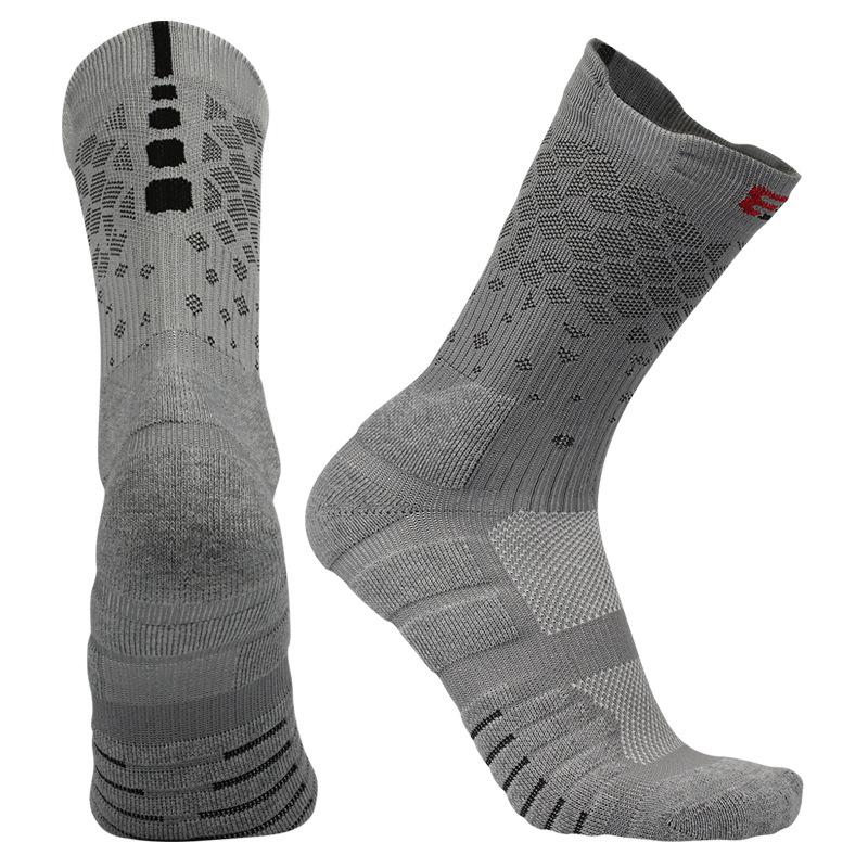 Men Thickened Elite Basketball Socks Cycling Young Cotton Towel Bottom Outdoor Sports Socks Men's Running Socks