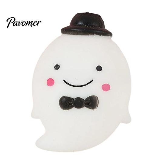 Adults Stress Balls Halloween Ghost Ball Toy, Anxiety Relief Squeeze Toy Cartoon Sensory Fidget for Party Favors A