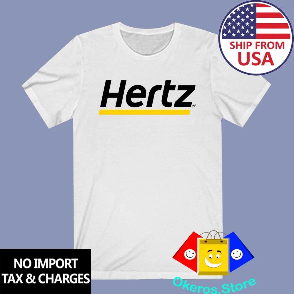 Hertz Car Rental Men s White Size S to 5XL 4XL