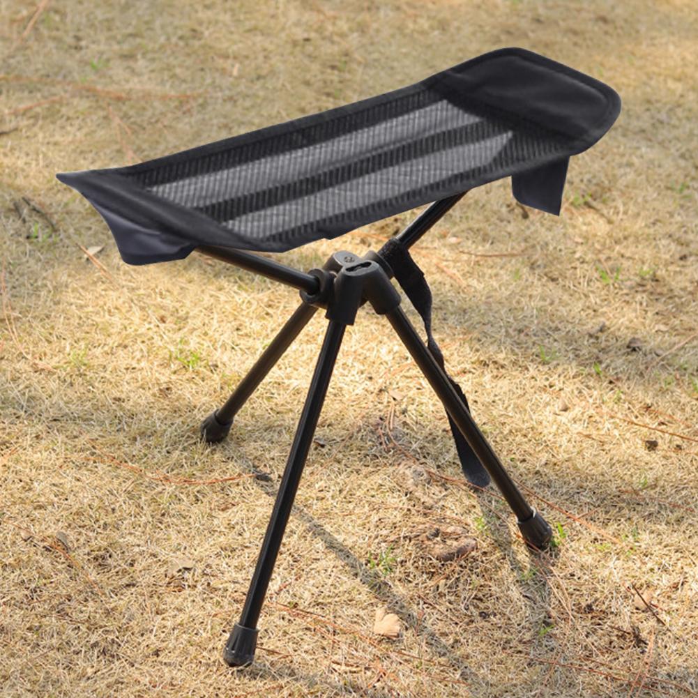 Lightweight Aluminium Alloy Freestanding Camp Footrest Ideal for Fishing Beach Chair Relaxation and Outdoor Adventures