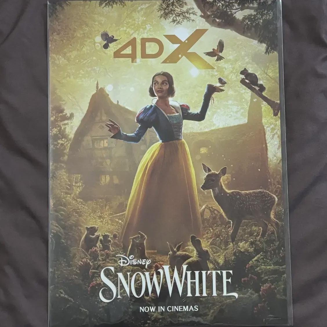 

Cgv Snow White 4dx Bonus Poster