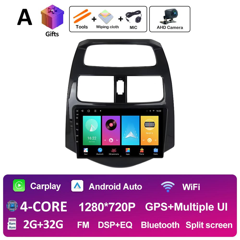 Intelligent System GPS Navigation For Chevrolet Spark Beat Matiz Creative 2009 2010 2011 - 2016 Cooling fan Android Auto No 2din