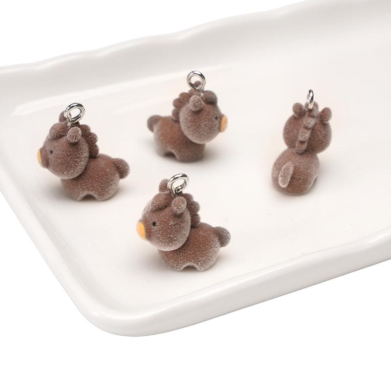 1 pz/sacchetto Ciondolo piccolo animale floccato Fai da te Braccialetto Collana Orecchini Accessori per gioielli