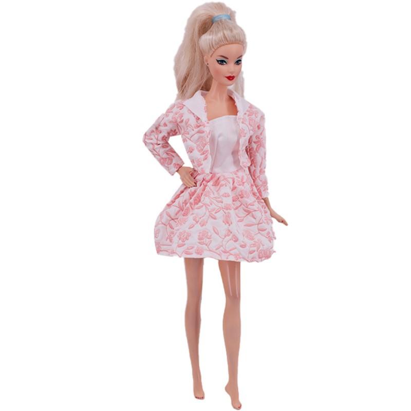 Latest 11.5 Inch Doll Clothes 30Cm Doll Fashion Dress-Up Clothes Skirt+Jacket Accessories 1/6 Doll Supermodel Doll Plaything Clothing Set