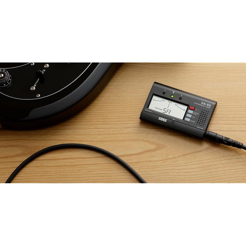 KORG (KORG) Guitar/Bass Tuner GA-50 Perfect for Individual Practice, Multi-string Guitar, Multi-s...