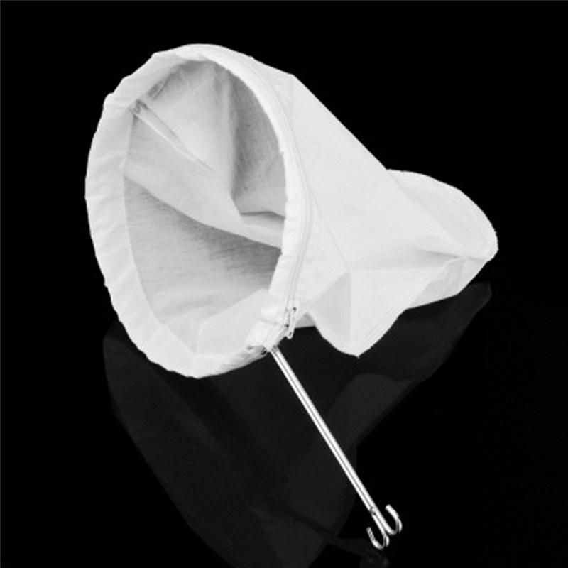 Milk Tea Filter Bags With Handle Coffee Cotton Cloth Strainer Tea Infusers For Loose Bubble Tea Mesh Strainer Colander