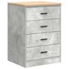 Garage Storage Cabinet Gray Concrete 60X51X85 Cm