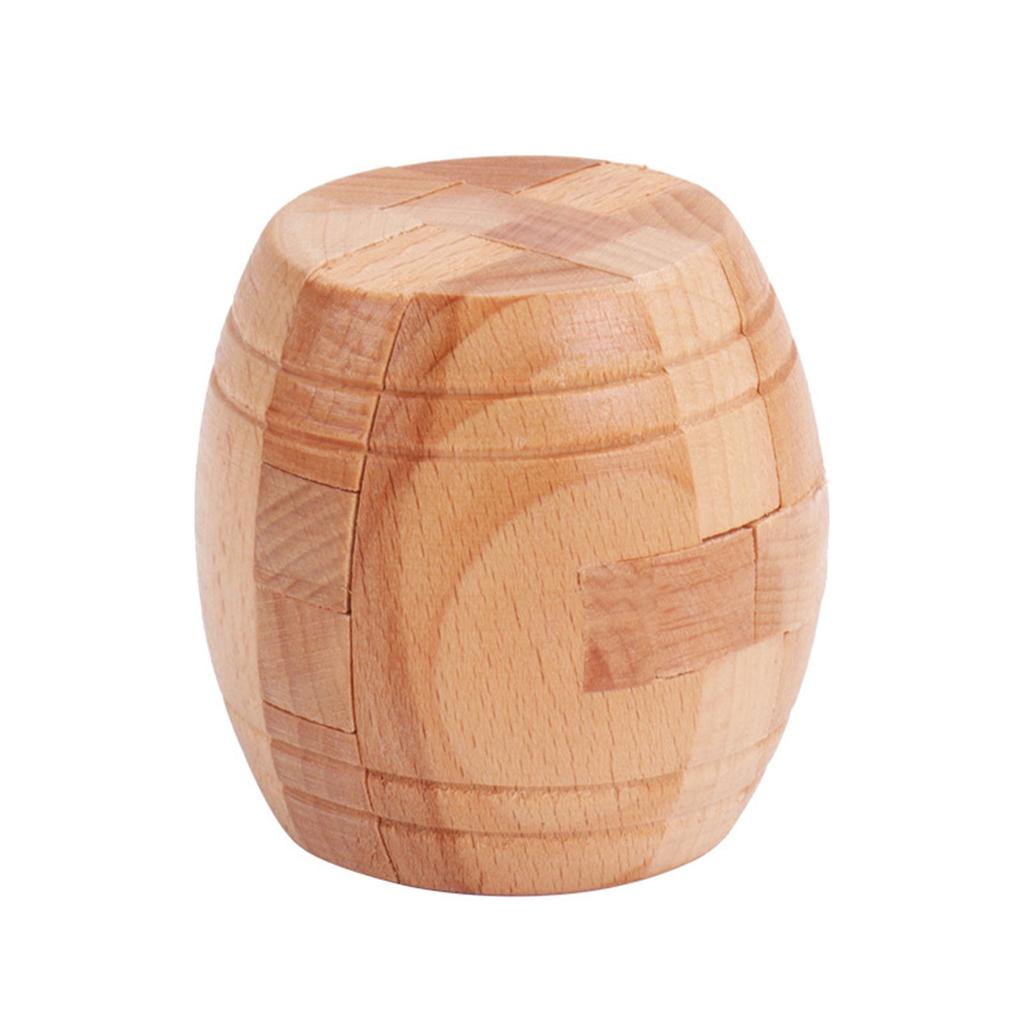 Children's Educational Gift Set: Mortise And Tenon Kongming Lock, Luban Lock, Complete Wooden Set