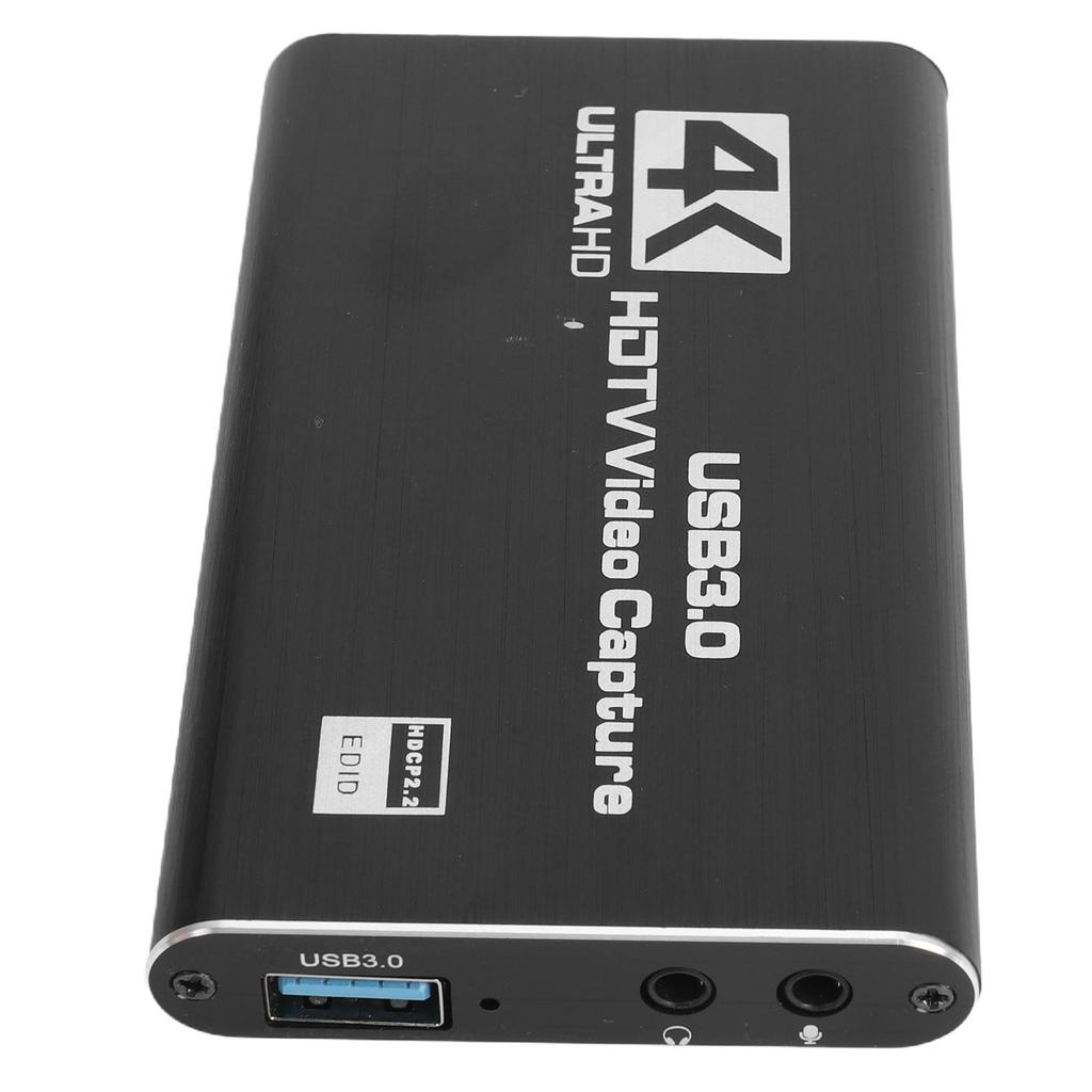 4K Audio Video Catch Card 60Hz HD Multimedia Interface to USB 3.0 Full HD Recording Device for HDTV Game Live Streaming