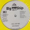 12inch Record JACK RADICS - All Of Me; Version / Dub Mix VPRT028 Big Ship 1992 US Reggae, Ska & Dub Used