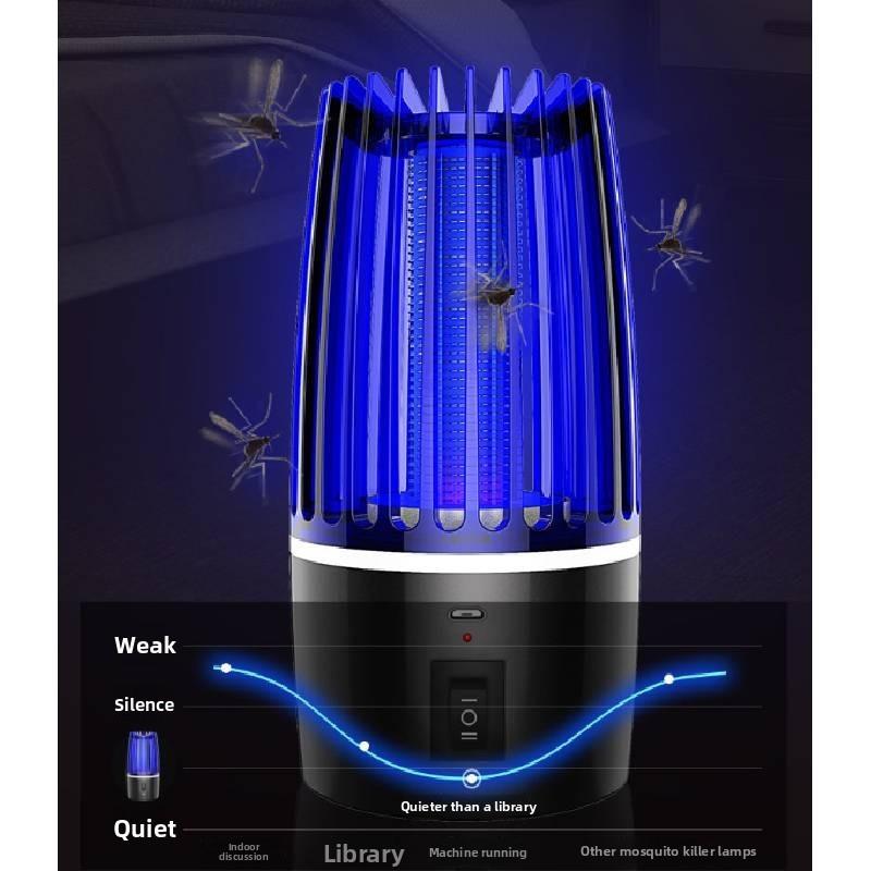 Lampe tue-moustiques USB avec grille en nickel-zinc et réglage multimode pour le voyage