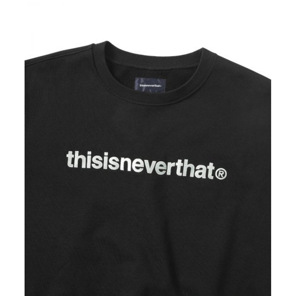 ThisisneverThaT T Logo Crewneck Black