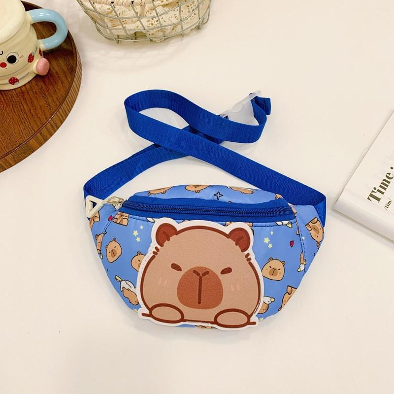 

Милая мультяшная детская сумка Новая сумка для мелочи для мальчиков и девочек Сумка-мессенджер для активного отдыха Поясная сумка синий