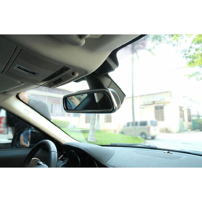 For BMW X1 E84 2012-2015 ABS Silver Interior Rearview Mirror Frame Cover Trim