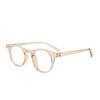 fashion New transparent point Plain glasses PC plain glass spectacles vintage eyeglass round frame glasses
