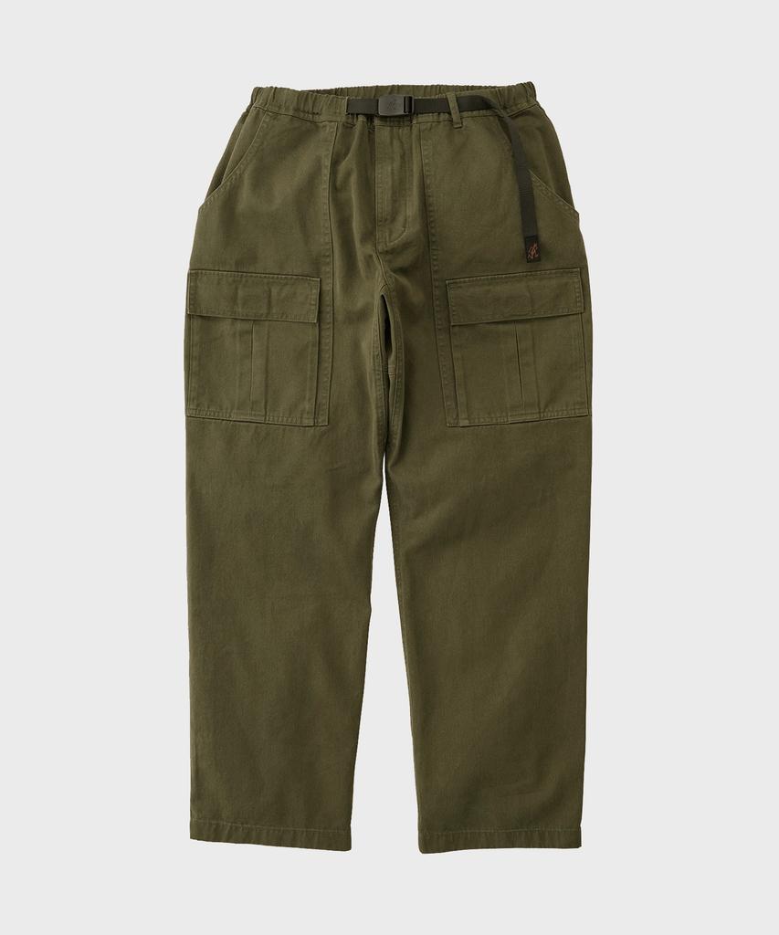 Geulamichi Front Cargo Pants Olive
