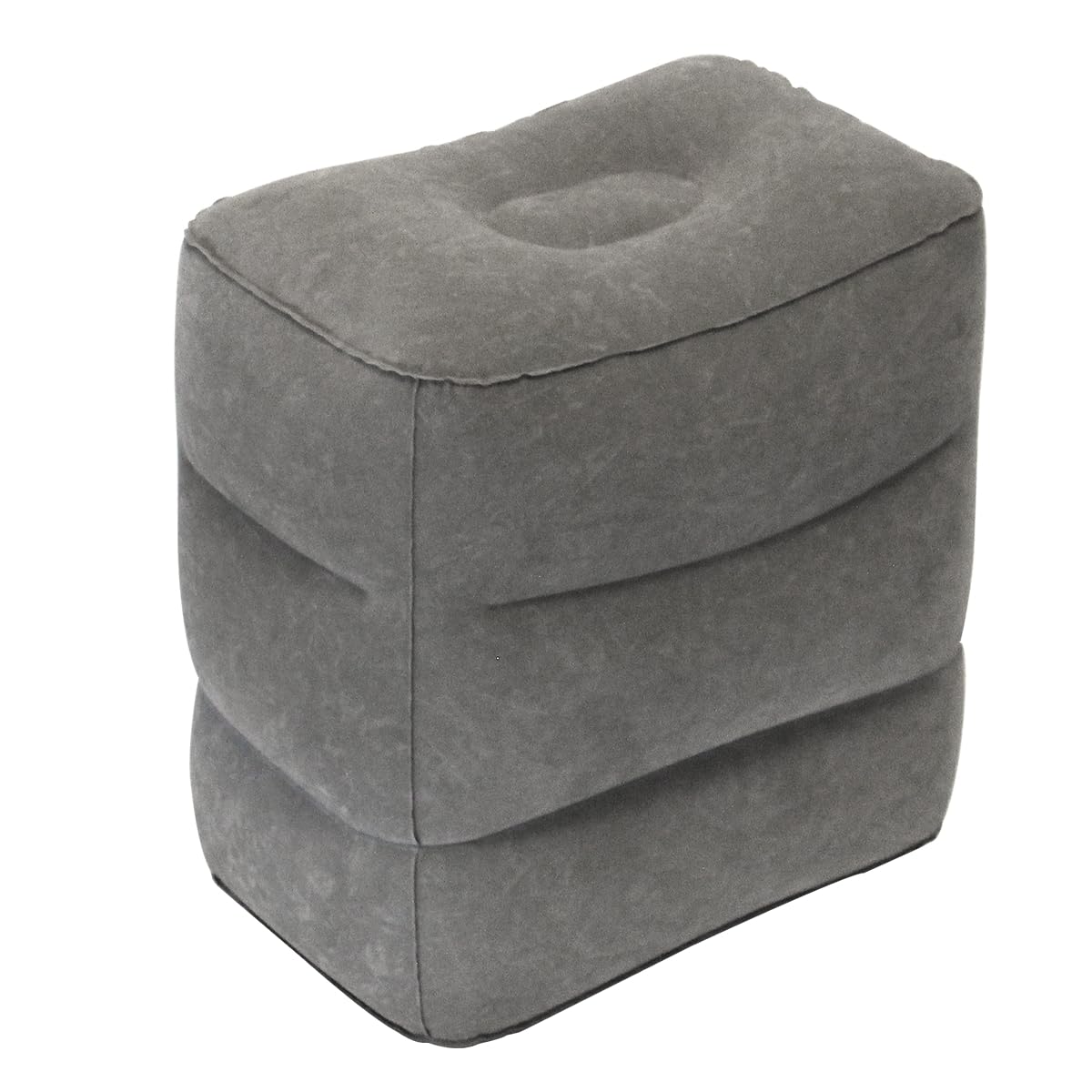 

Baiao Легкий Надувной Дорожный Автомобиль для Путешествий на Открытом Воздухе с Регулируемой Подставкой для Ног Портативная Подставка для Ног в Автомобиль для Самолетов и Серая Подушка, Дети,