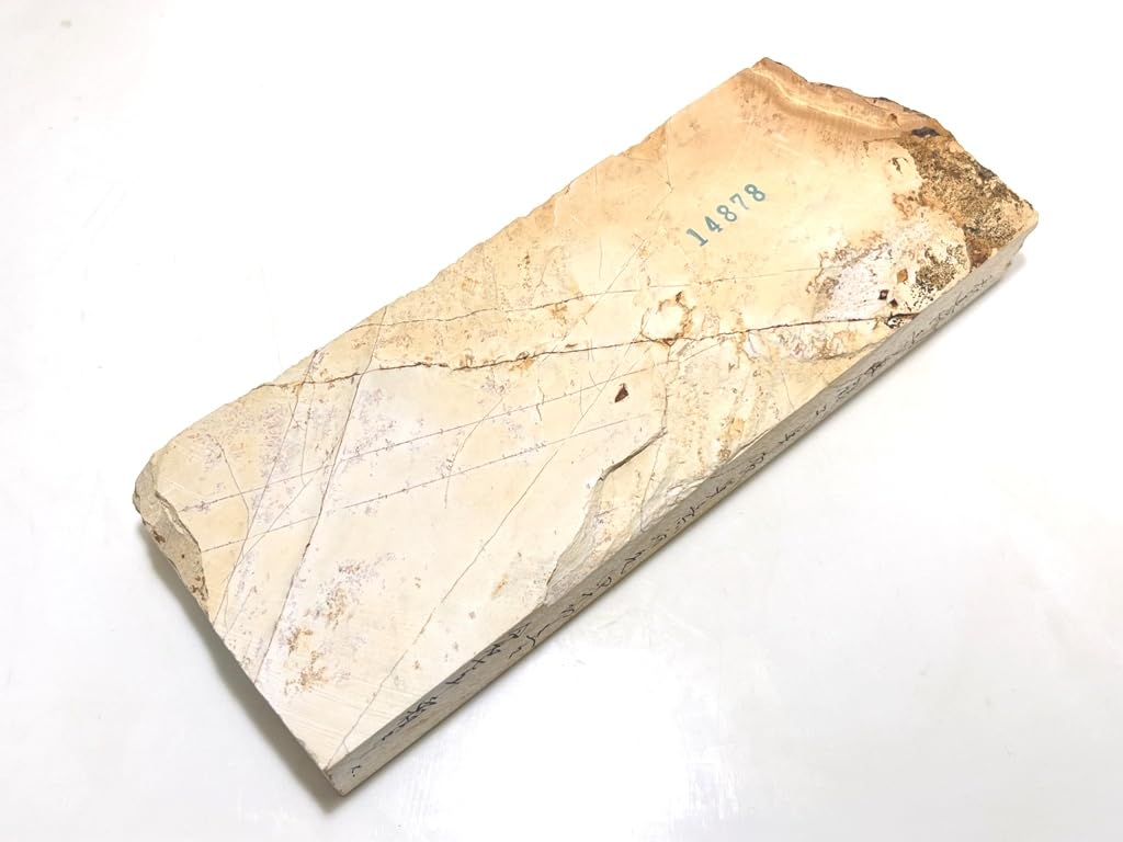 Natural Honzan Yamashiro Omote Zenmyoji no excellent whetstone, brand, Umegahata, Ukyo-ku, Okuden, Honsuita, water, egg-colored, 40-cut, quality, #78