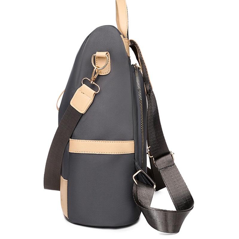 IELGY Ladies Casual Backpack Fashion Oxford Anti-theft Travel Backpack