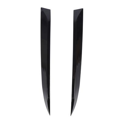 Pair of Rear Window Side Spoiler Glossy Black Tail Window Side Wing Cover Trim for X6 E71 E72 2008-2