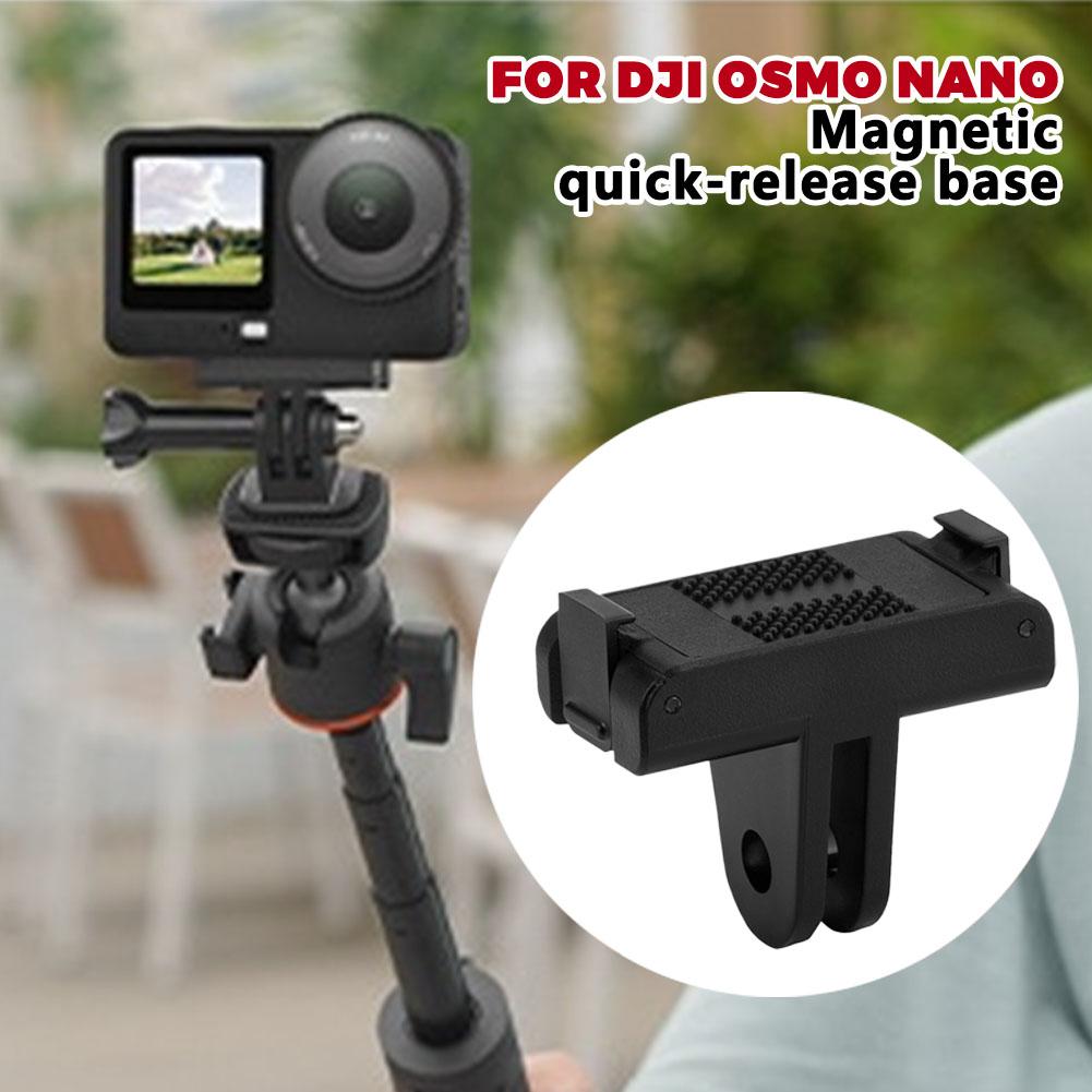 Adaptor magnetic cu două gheare Filet 1/4 Pentru DJI Action 5Pro 4 3 Port Universal Accesorii Magnetice Cameră Osmo Action 5 Pro