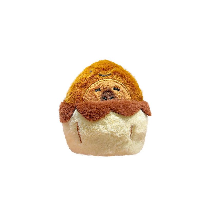 Capybara Chestnut Soft Plush Keychain Cute Cartoon Character For Stylish Keys