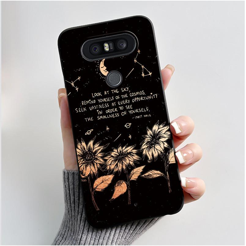 Casing For LG Q8 2017 Soft Case H970 Aesthetic Fashion Cute Cat Phone Back Cover For LG Q8 Q 8 LGQ8 Shockproof Silicone Bumper