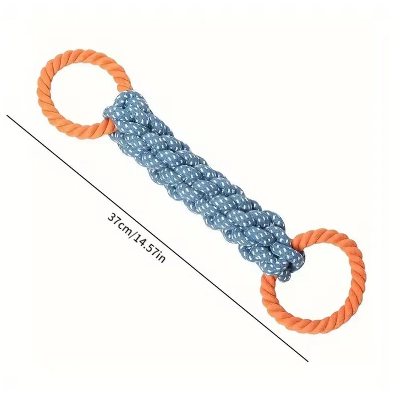 Indestructible Dog Rope Toy for Aggressive Chewers Large Medium Dogs Interactive Tug of War Chew Toys for Teeth Cleaning Outdoor