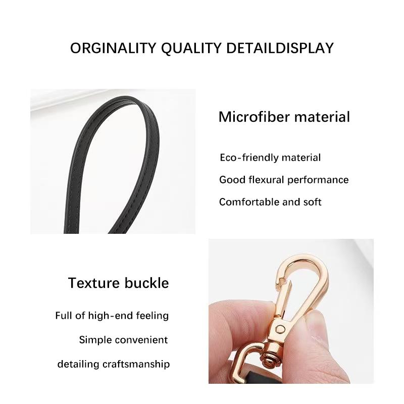 EverToner Leather Handbag Belt Women Handbag Handle Shoulder Strap Replacement Strap For C-K bucket Bag Accessories