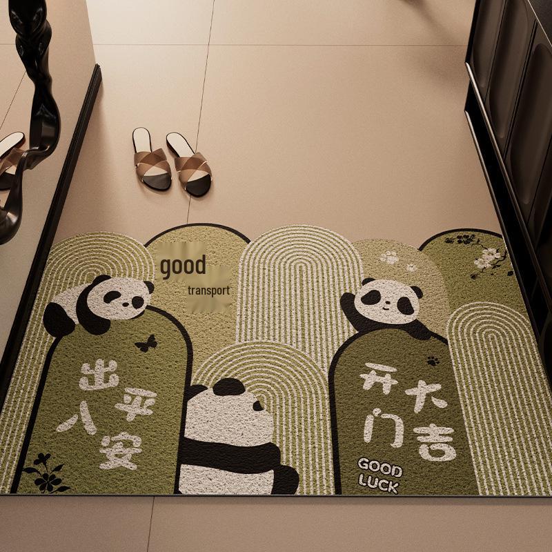 Cartoon Mimi Non-Slip Door Mat - Easy Clean, Dirt-Resistant, Cuttable Silk Loop Foot Pad for Home