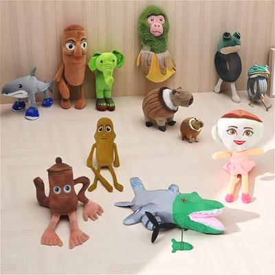 Tralalero Tralala Knuffel Tung Tung Tung Sahur Interessant Speelgoed Ballerina Cappuccino Assassino Bombardiro Crocodilo