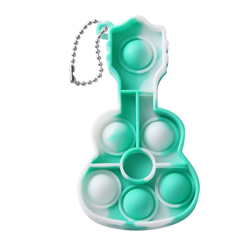 Cheap Tie-Dye Push Bubble Keychain Fidget Toys Stress Relief Relaxing ...