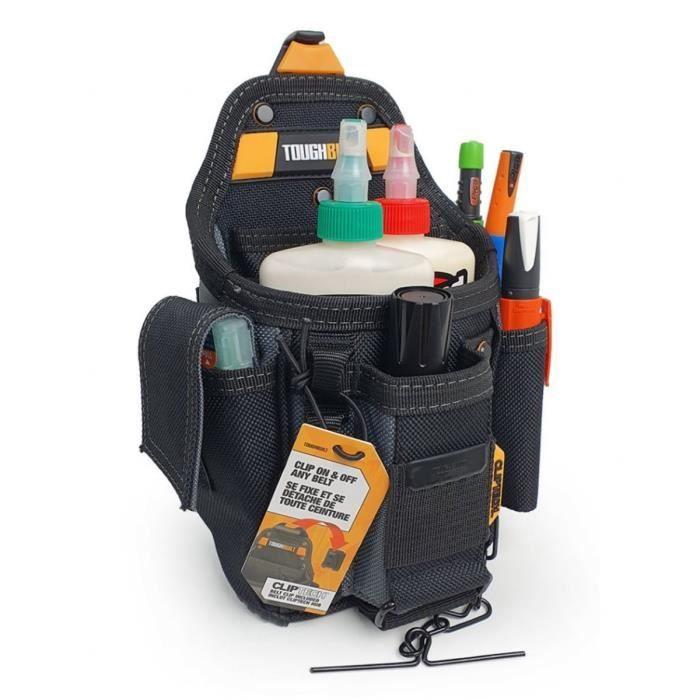 Poche à outils - TOUGHBUILT - TB-CT-34-B-BEA - Noir - 13 poches - ClipTech™ Hub™