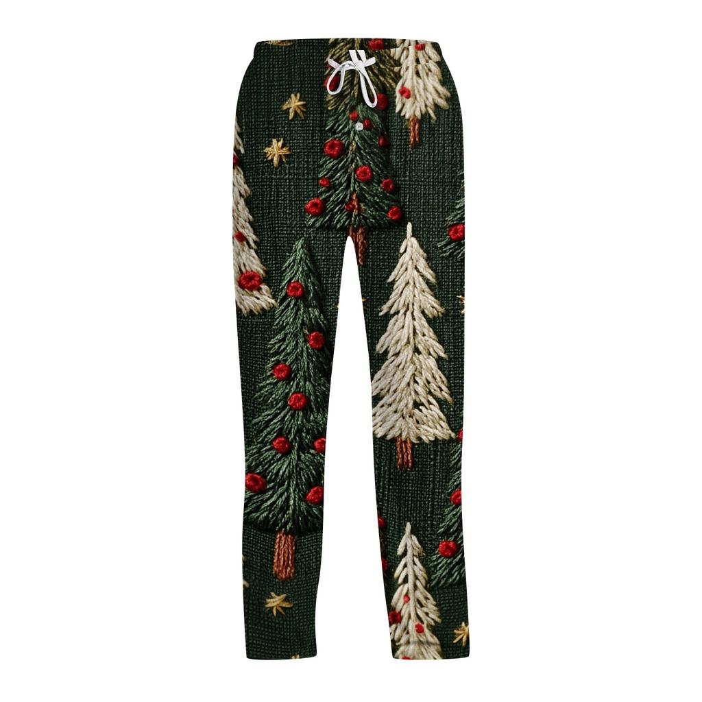 Men's Christmas Print Sleep Pants for Casual at Home